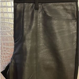 Leather Front Pant (faux leather)